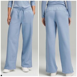 lululemon athletica Powder Blue Wide-Leg Drawstring Pants